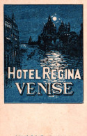 CPA - VENEZIA - Illustration Hôtel Régina  ... Edition ? - Venezia (Venice)