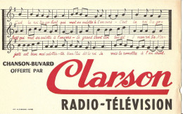Buvards, Radio Television - Clarson - R