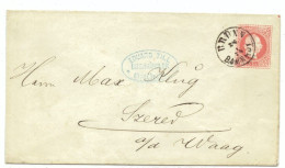 G/2  Brief Von Brünn Bahnhof (einsprachigen Stempel Nach Seered, 1874 - Cartoline