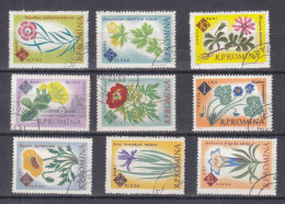 Roumanie - Yvert 1818 / 36 Oblitéré - Fleurs - Valeur 3,00 Euros - Usati