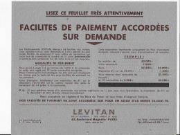 Publicité Levitan - Publicités