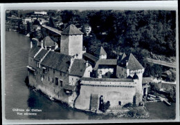 10722677 Chateau Chillon Chateau Chillon Fliegeraufnahme * Montreux - Other & Unclassified