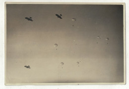 03948 "PARACADUTISMO MILITARE - LANCI SPERIMENTALI - 1940"  2 FOTO ORIG. - War, Military