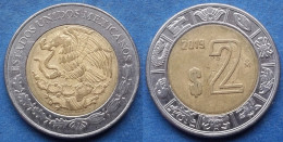 MEXICO - 2 Pesos 2019 Mo KM# 604 Estados Unidos Mexicanos Monetary Reform (1993) - Edelweiss Coins - México