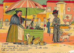 CPSM - Humour- Provençal Illustrateur CASTEL Madame TINTIDRE LA PARTISANE Estransinée 1950s TARDY 15 - Humour