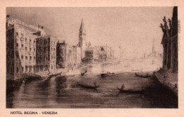 CPA - VENEZIA - HOTEL REGINA ... Illustration - Edition Gazettino - Venezia (Venedig)