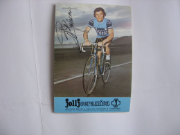 Cyclisme  -  Autographe - Carte Signée Pierino Gavazzi - Radsport