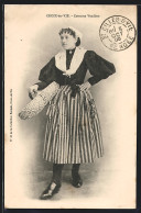 CPA Croix-de-Vie, Femme En Costume Typique Avec Korb  - Unclassified