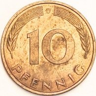 Germany Federal Republic - 10 Pfennig 1979 D, KM# 108 (#4663) - 10 Pfennig