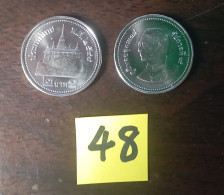Thailand Coin Circulation 2 Baht Year 2005 Nickel Y444 - Tailandia