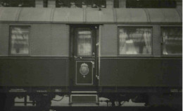 Retour Du Roi Gustave V - Voitue Royale Suédoise, Porte Centrale - Cliché Alf. M. Eychenne, Paris Gare De Lyon 15-5-1948 - Trenes