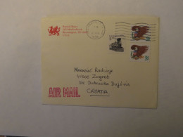 USA AIRMAIL COVER TO CROATIA 1996 - Andere & Zonder Classificatie