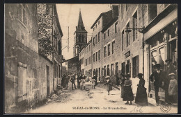 CPA St-Pal-de-Mons, La Grande Rue  - Autres & Non Classés