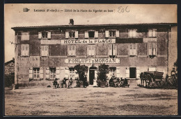 CPA Lezoux, Hotel De La Place Du Marche Au Bois  - Lezoux