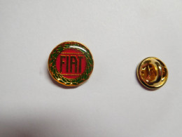 Beau Pin's , Logo Auto FIAT , Doré - Fiat