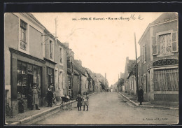 CPA Conlie, Rue De L`Eglise  - Conlie