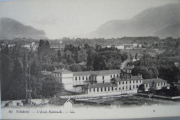CPA Vers 1910-1920  VOIRON - L'Ecole Nationale - TTBE Grenoble - Voiron