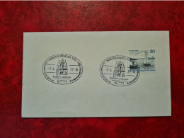 Lettre ALLEMAGNE 1977 MUNSTERSCHWARZACH ABTEI EGBERT BASILIKA - Other & Unclassified