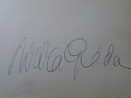 D203328  Signature -Autograph  -  Nicolai Gedda -Sweden  - Opera Tenor - Chanteurs & Musiciens