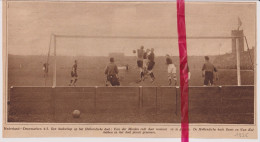 Voetbal Interland Nederland X Denemarken - Orig. Knipsel Coupure Tijdschrift Magazine - 1925 - Ohne Zuordnung