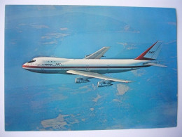 Avion / Airplane / Boeing 747 / Airline Issue / Size : 13X18cm - 1946-....: Moderne