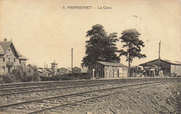 RARE  02 MENNEVRET LA GARE - Sonstige & Ohne Zuordnung