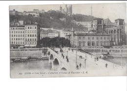 Lyon Pont Tilsitt Cathédrale Et Coteau De Fourvière - Lyon 5