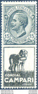 Regno. Pubblicitari. "Cordial Campari" 15 C. 1925. - Sonstige & Ohne Zuordnung