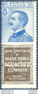 Regno. Pubblicitari. "Tagliacozzo" 25 C. 1924. Traccia Di Linguella. - Otros & Sin Clasificación