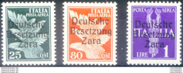 Zara. 3 Esemplari 1943. Linguellati. - Other & Unclassified