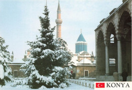 TURQUIE - Konya - Turkiye - Mevlana Turbe Ve Camii - Semazenler - Mevlana Miyaturu - Animé - Carte Postale Ancienne - Turquie