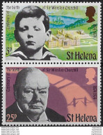 1974 St Helena Winston Churchill 2v. MNH SG N. 304/305 - Autres & Non Classés