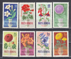 Romania 1964 - Garden Flowers, Mi-Nr. 2268/75, MNH** - Ungebraucht