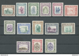 1939 North Borneo, Stanley Gibbons N. 303-16 - Serie Non Completa - 14 Valori - MNH** / MLH* (Manca 5$) - Altri & Non Classificati