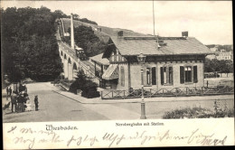 CPA Wiesbaden In Hessen, Nerobergbahn Mit Station - Sonstige & Ohne Zuordnung