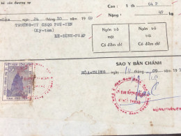 Viet Nam Suoth Old Documents That Have Children Authenticated(10$ Phu Yen 1973) PAPER Have Wedge QUALITY:GOOD 1-PCS Very - Collections