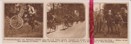 Wielrennen Koers Nederlands Kampioenschap Op De Veluwe - Orig. Knipsel Coupure Tijdschrift Magazine - 1925 - Non Classés