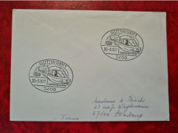 Lettre ALLEMAGNE 1977 GOTTINGEN LEISTUNGSSCHAU DB TRAIN - Sonstige & Ohne Zuordnung