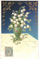 CPA Carte Postale Légèrement Gaufrée France Du Muget Dans Un Vase  VM81000 - Flores