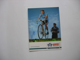 Cyclisme  -  Autographe - Carte Signée Leo Schonenberger - Ciclismo