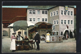 AK Leipzig, Internationale Bauchfachausstellung 1913 - Eselsplatz Um 1800  - Ausstellungen