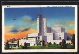 AK Chicago, IL, World`s Fair 1933, Dairy Building  - Ausstellungen