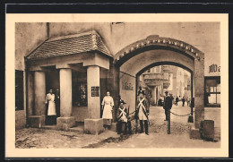 AK Leipzig, Internat. Baufachausstellung Mit Sonderausstellungen 1913, Eingang In Die Alte Stadt  - Expositions