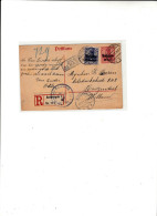 Belgium / German Occupation / W.W.I. Censorship / Stationery / Registered Postcards - Other & Unclassified