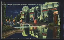AK San Francisco, CA, Golden Gate International Exposition 1939, Court Of Reflection  - Ausstellungen