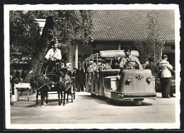 AK Zürich, Schweizerische Landesausstellung 1939, Elektrobahn Und Pony-Droschke  - Ausstellungen