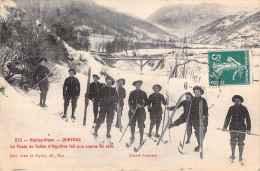 QUEYRAS - Le Poste De La Vallée D'Aiguilles Fait Une Course En Skis - Other & Unclassified