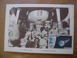 IVANOV ROUKAVICHNI Carte Maximum Cosmonaute ESPACE Salon De L'aéronautique Bourget - Verzamelingen