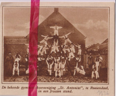 Roosendaal - Turnen, Gymnastiekvereniging St Antonius - Orig. Knipsel Coupure Tijdschrift Magazine - 1926 - Zonder Classificatie