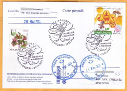 2024 Moldova  Special Postmark „World Bee Day”,Insects, Honeybees - Moldavië